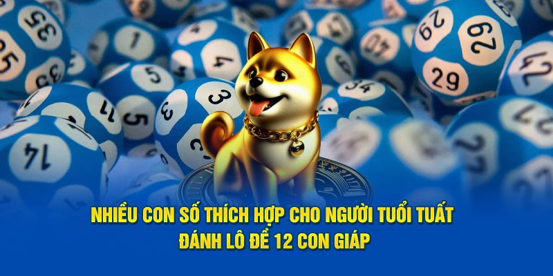 Nhiều con số thích hợp cho người tuổi tuất đánh lô đề 12 con giáp